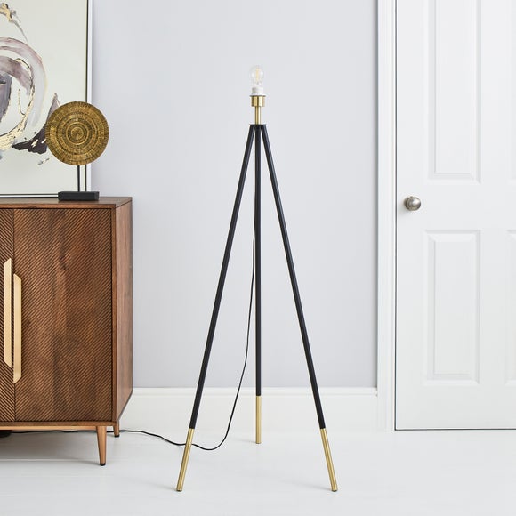 tripod floor lamp dunelm