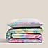 Pastel Rainbow Fleece Duvet Cover and Pillowcase Set  undefined