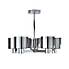 Erin Ceiling 5 Light Smoked Ceiling Fitting Chrome