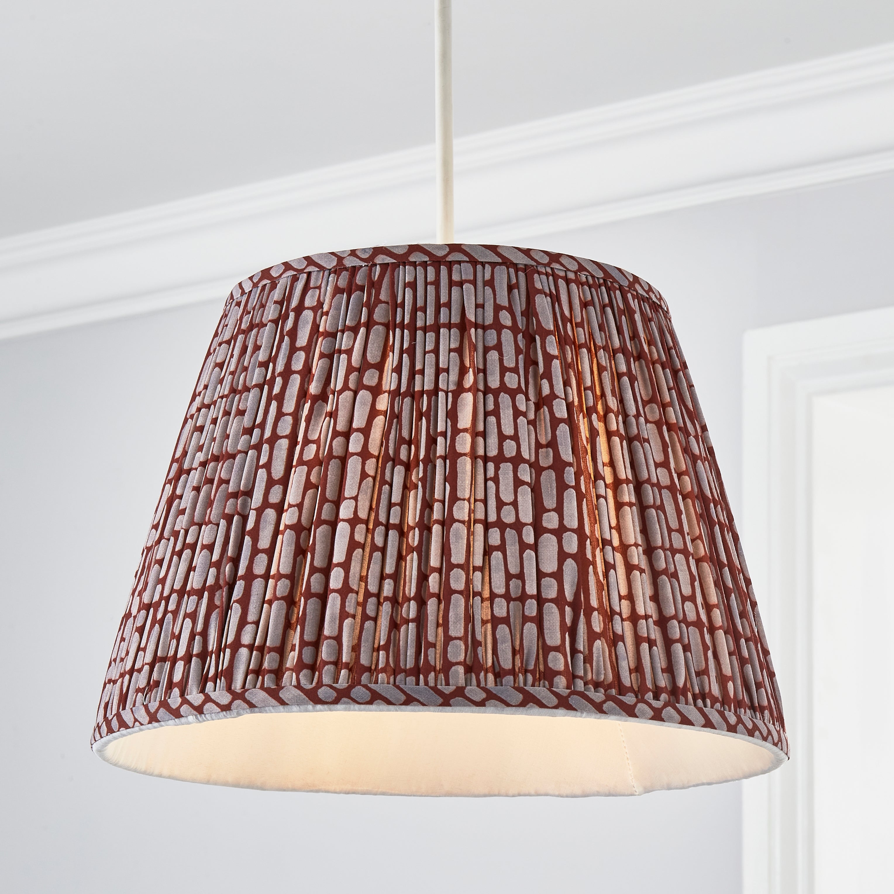 Dash Ruched Tapered Lamp Shade