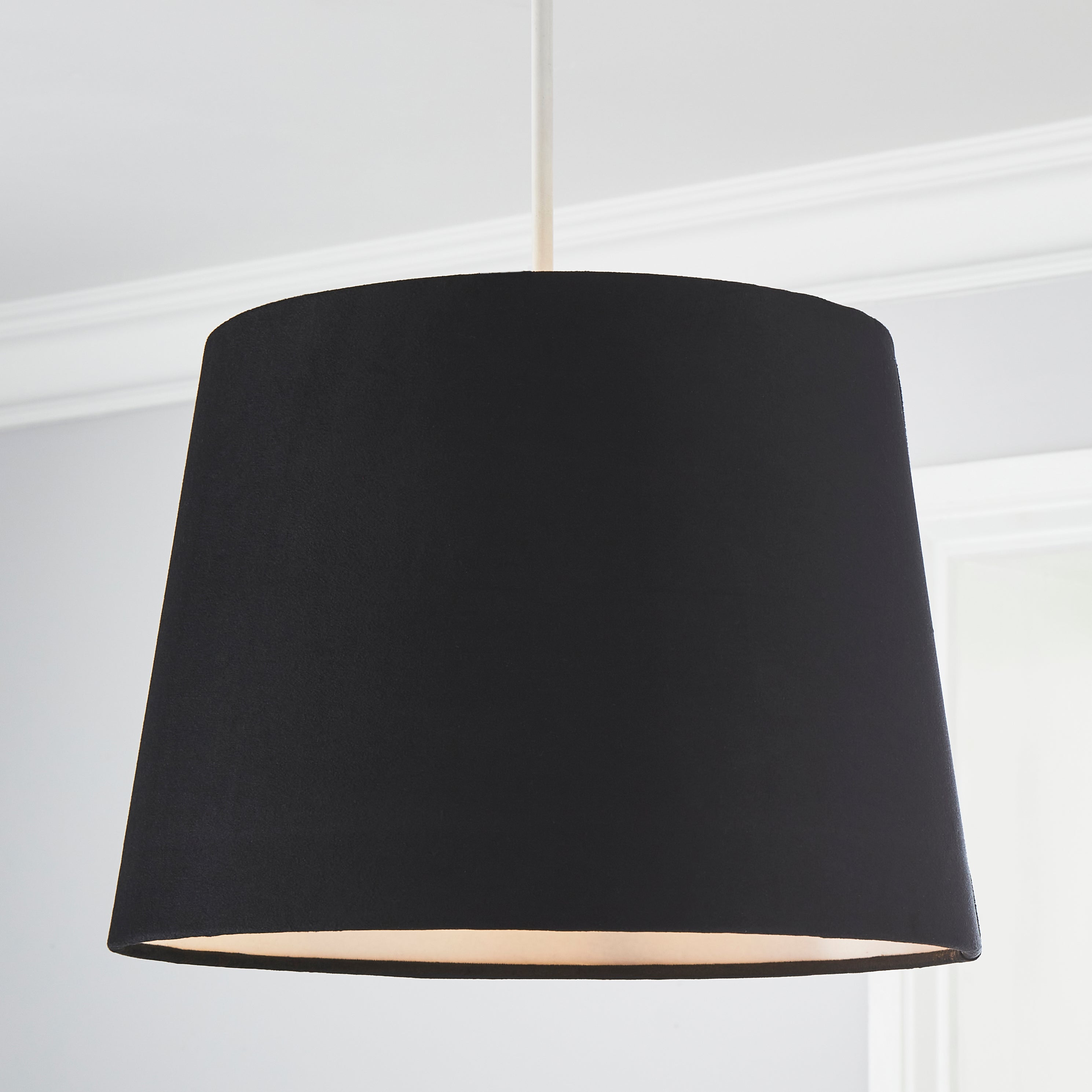 Clara 35cm Tapered Lamp Shade Black