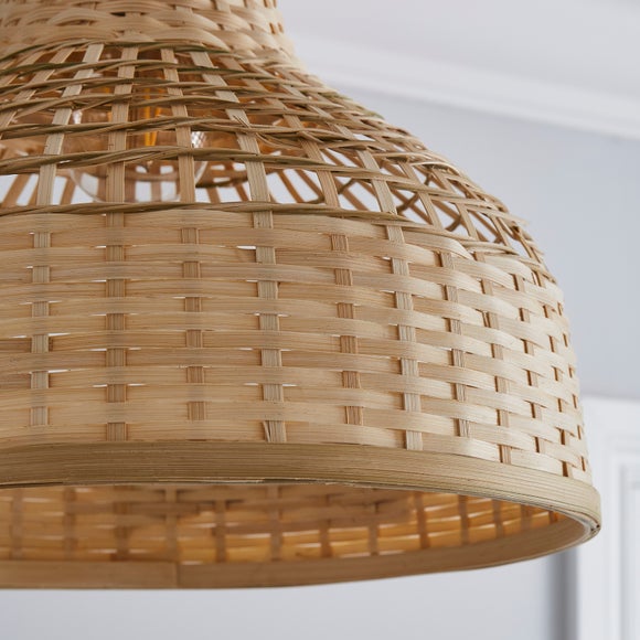 bamboo lamp shade dunelm