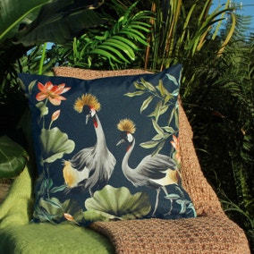 Evans Lichfield Cranes Outdoor Cushion