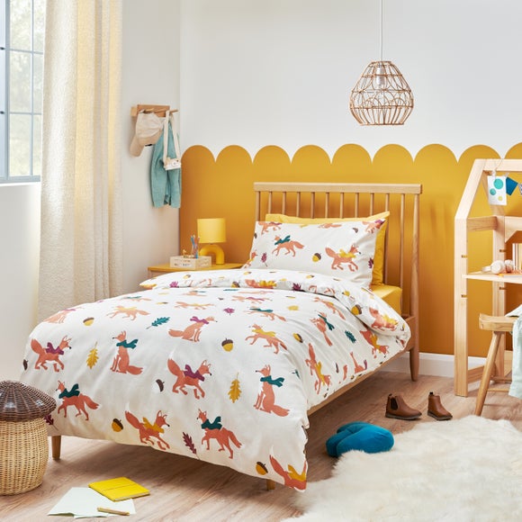 Brushed Cotton Fox Duvet Cover and 
