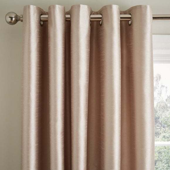 Montana Natural Eyelet Curtains Dunelm