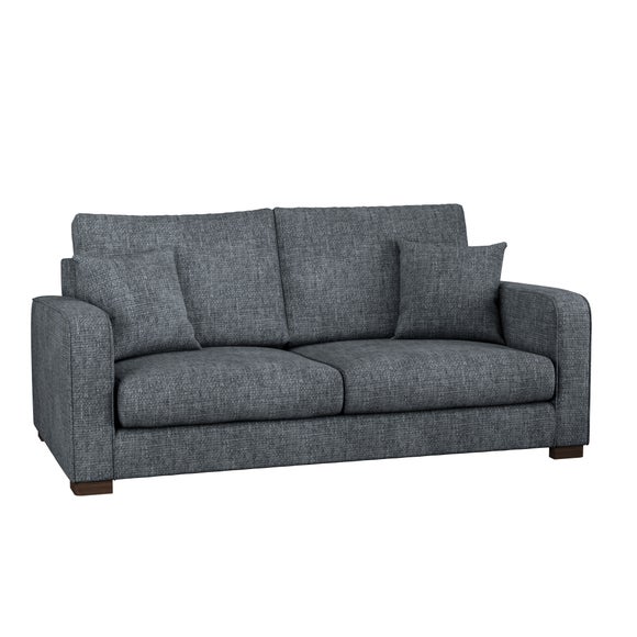 Carson Chunky Chenille 3 Seater Sofa | Dunelm