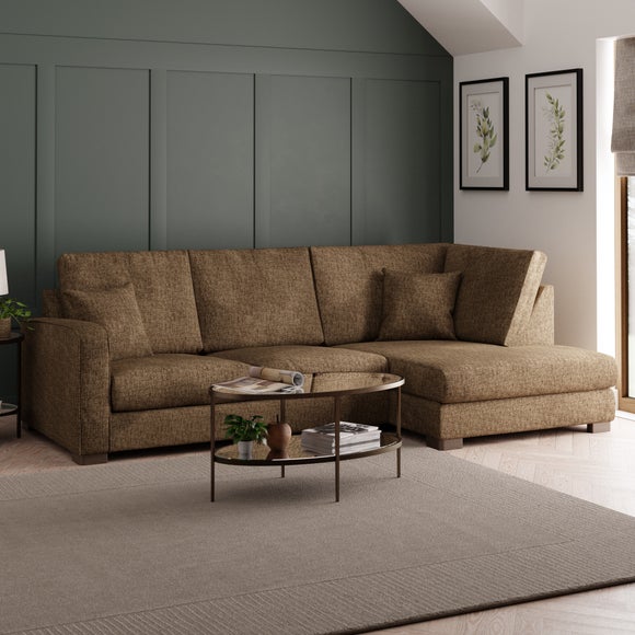 Carson Deep Sit Chunky Chenille Corner Sofa