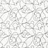 Mickey Mouse Linear Mono Wallpaper