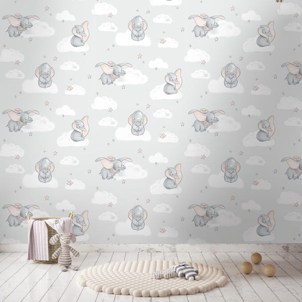 Disney Dumbo Grey Wallpaper