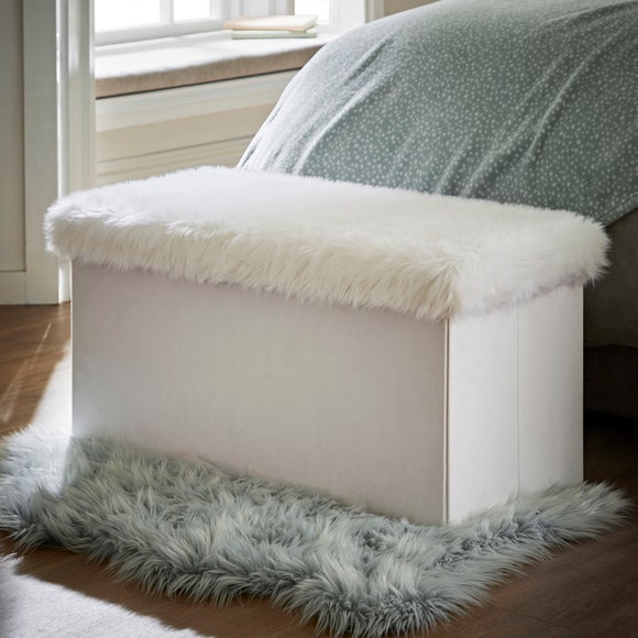 fluffy stool dunelm