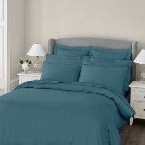 Dorma 300 Thread Count 100% Cotton Sateen Dragonfly Teal Duvet Cover