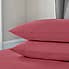 Dorma 300 Thread Count 100% Cotton Sateen Plain Cuffed Pillowcase Slate Rose