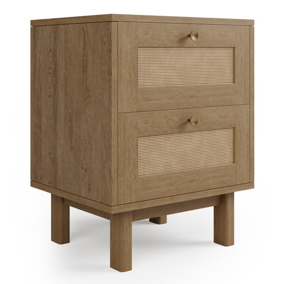 dunelm rattan bedside table