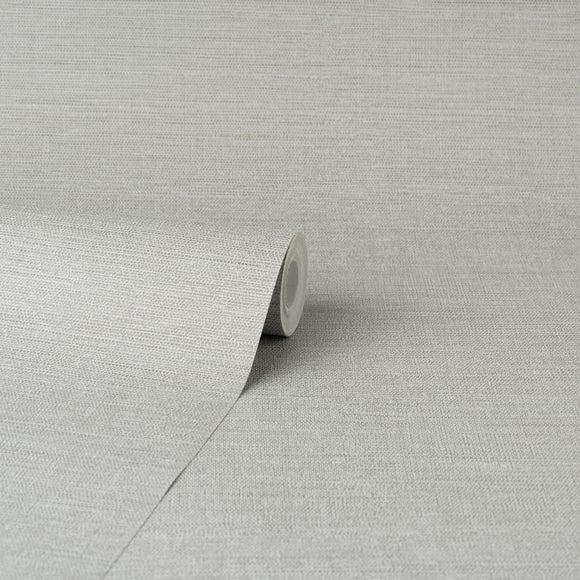 Rasch Plain Grey Metallic Silver Mix Free Match Heavy Textured Thick  Wallpaper | eBay