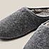 Elements Womens Felt Slippers Grey undefined