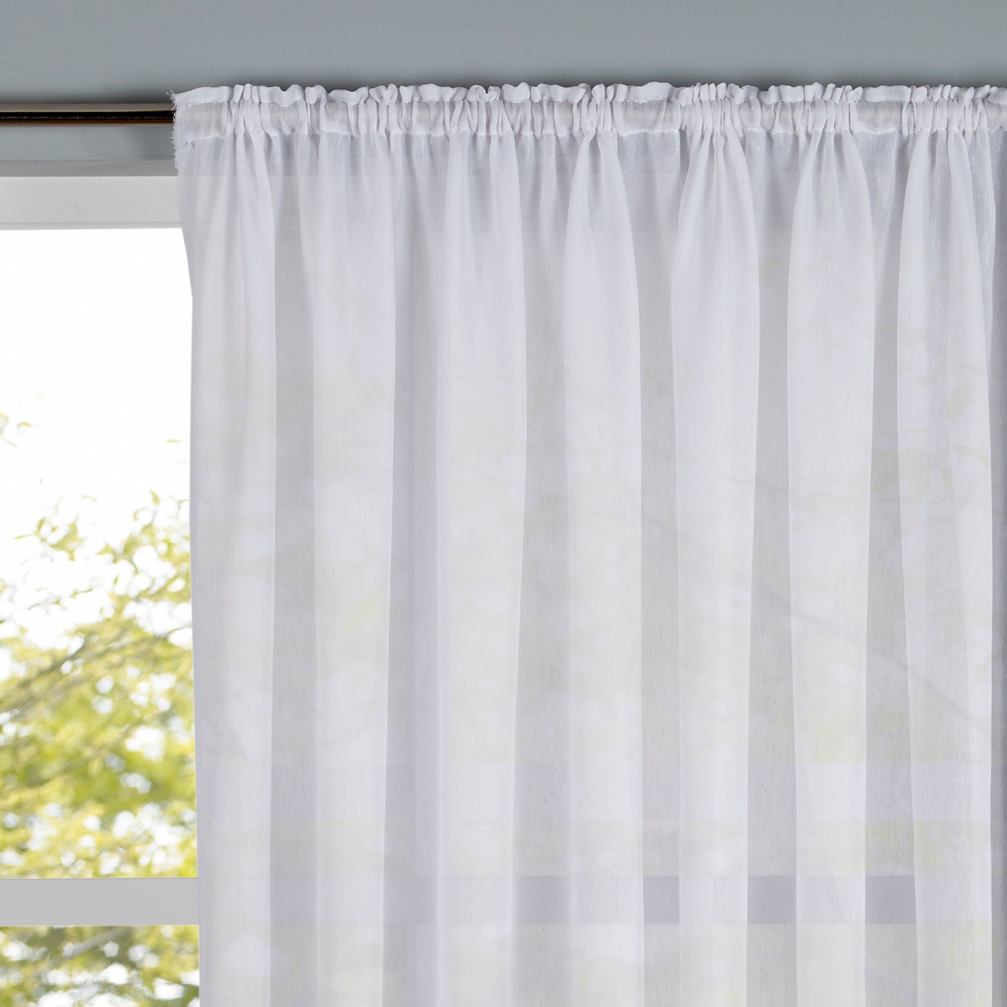 By the Metre White Rowan Recycled Voile