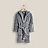 Teddy Kids Dressing Gown with Ears Teddy Charcoal undefined