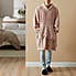 Dotty Natural Oversized Blanket Hoodie MultiColoured
