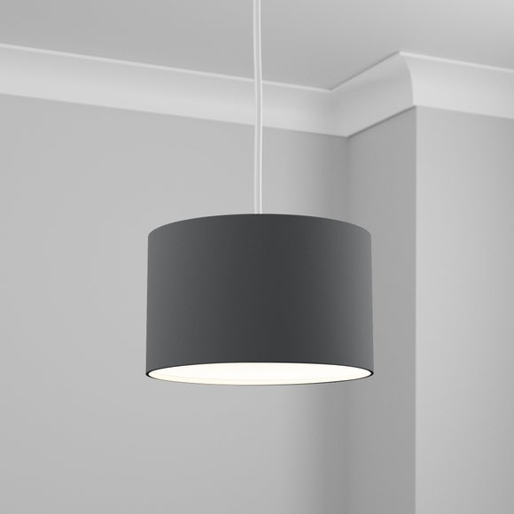 Grey shop lampshade dunelm