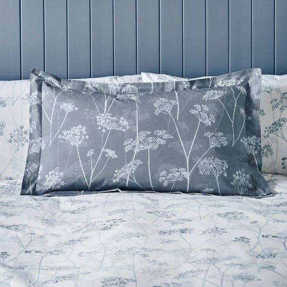 Dorma hydrangea on sale blue oxford pillowcase