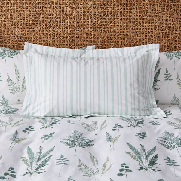 Fern Green 100% Cotton Oxford Pillowcase image 1 of 2