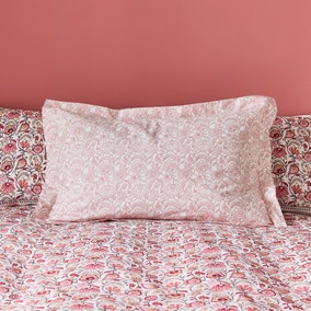 Zarah Floral Pink Oxford Pillowcase