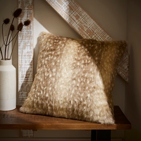 Deer Faux Fur Cushion