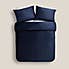 Soft Plush Duvet Cover and Pillowcase Set Navy undefined