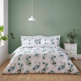Eucalyptus Green Duvet Cover and Pillowcase Set