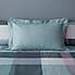 Acton Check Teal Duvet Cover and Pillowcase Set  undefined