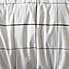 Brooks Check White Duvet Cover and Pillowcase Set  undefined