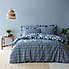 Ayla Ikat Blue 100% Cotton Duvet Cover and Pillowcase Set  undefined