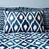 Ayla Ikat Blue 100% Cotton Duvet Cover and Pillowcase Set  undefined