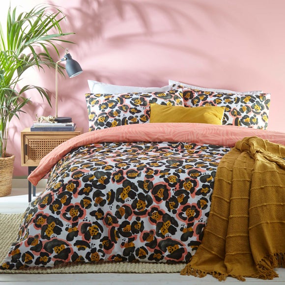 dunelm leopard print bedding