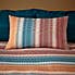 Adah Zig Zag Teal Duvet Cover and Pillowcase Set  undefined
