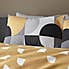 Catherine Lansfield Sirkel Geo Ochre Duvet Cover and Pillowcase Set  undefined