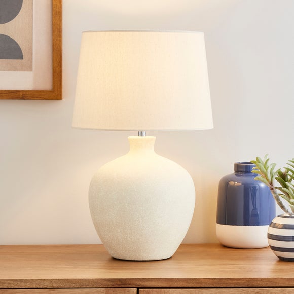 Dunelm ceramic outlet lamp