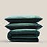 Soft Plush Duvet Cover and Pillowcase Set Emerald undefined