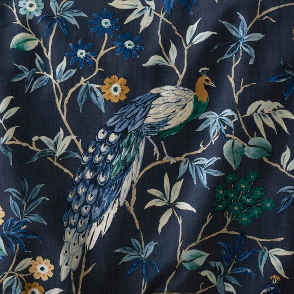 Peacock Blue Duvet Cover and Pillowcase Set Dunelm