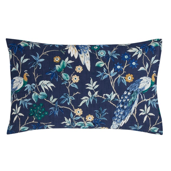 Peacock Blue Duvet Cover and Pillowcase Set Dunelm