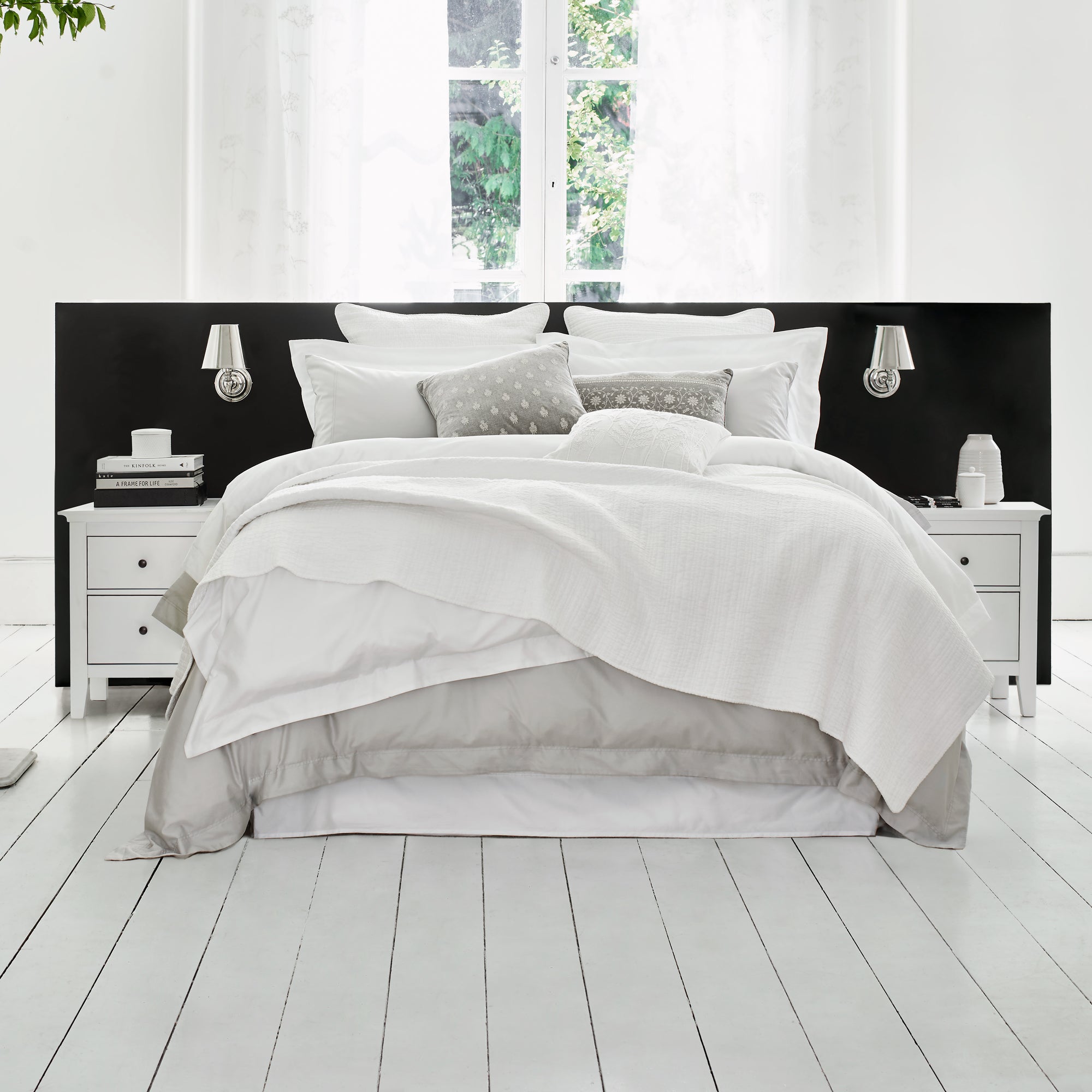 Dorma Purity Chilton Bedspread White
