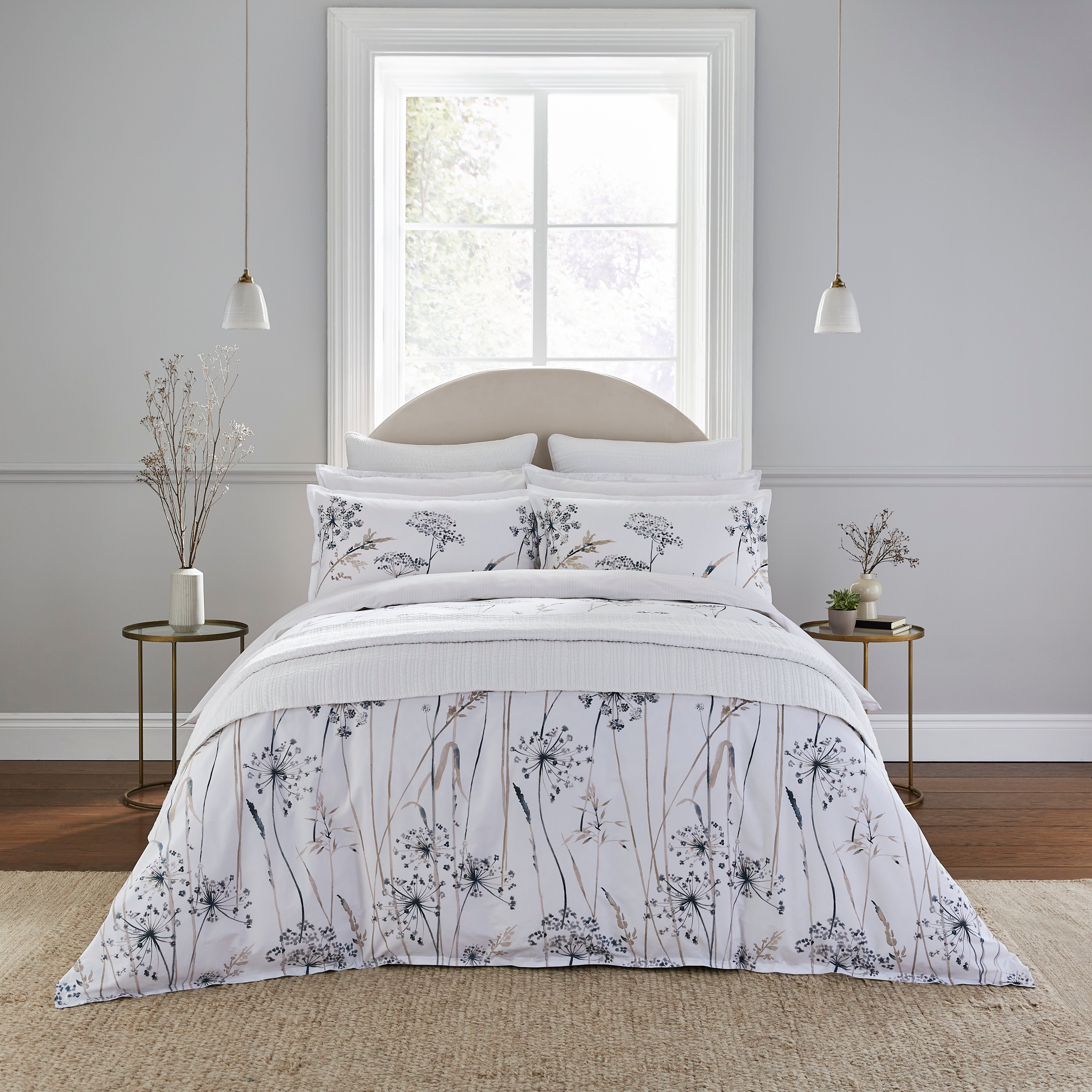 Dorma Purity Meadow 100% Cotton Duvet Cover and Pillowcase Set | Dunelm