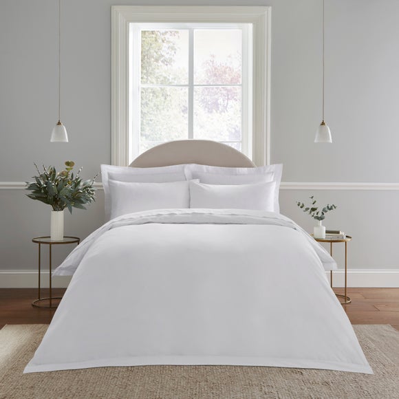 Dunelm white online bedding