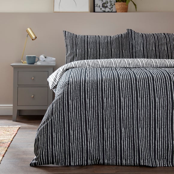 dunelm black duvet cover