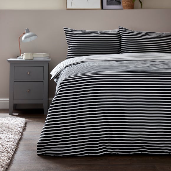 black duvet cover dunelm