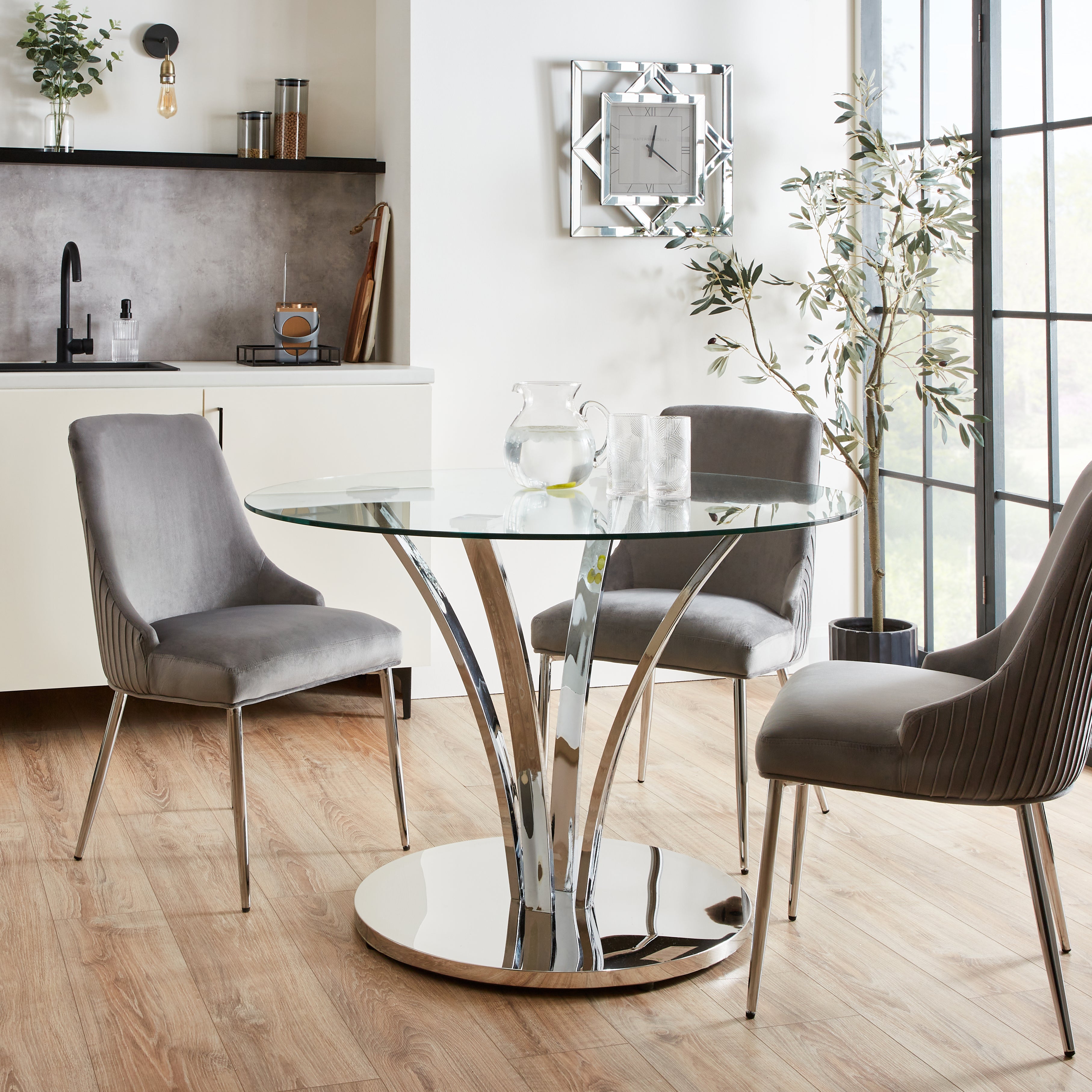 Glass Dining Tables | Dunelm
