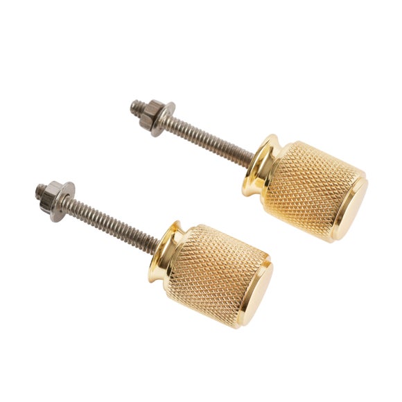 Set of 2 Small Knurled Knobs Dunelm