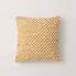 Jersey Bobble Square Cushion Ochre undefined