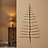 4ft Wall Mounted Twig Tree Light Brown