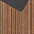 Marvel Cotton Stripe Washable Doormat Orange undefined